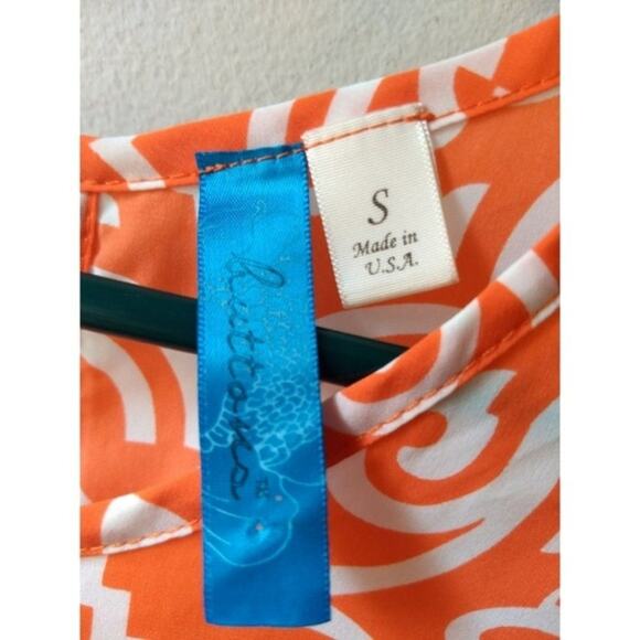 Francesca’s Buttons Brand 3/4 sleeve top small - Picture 7 of 10